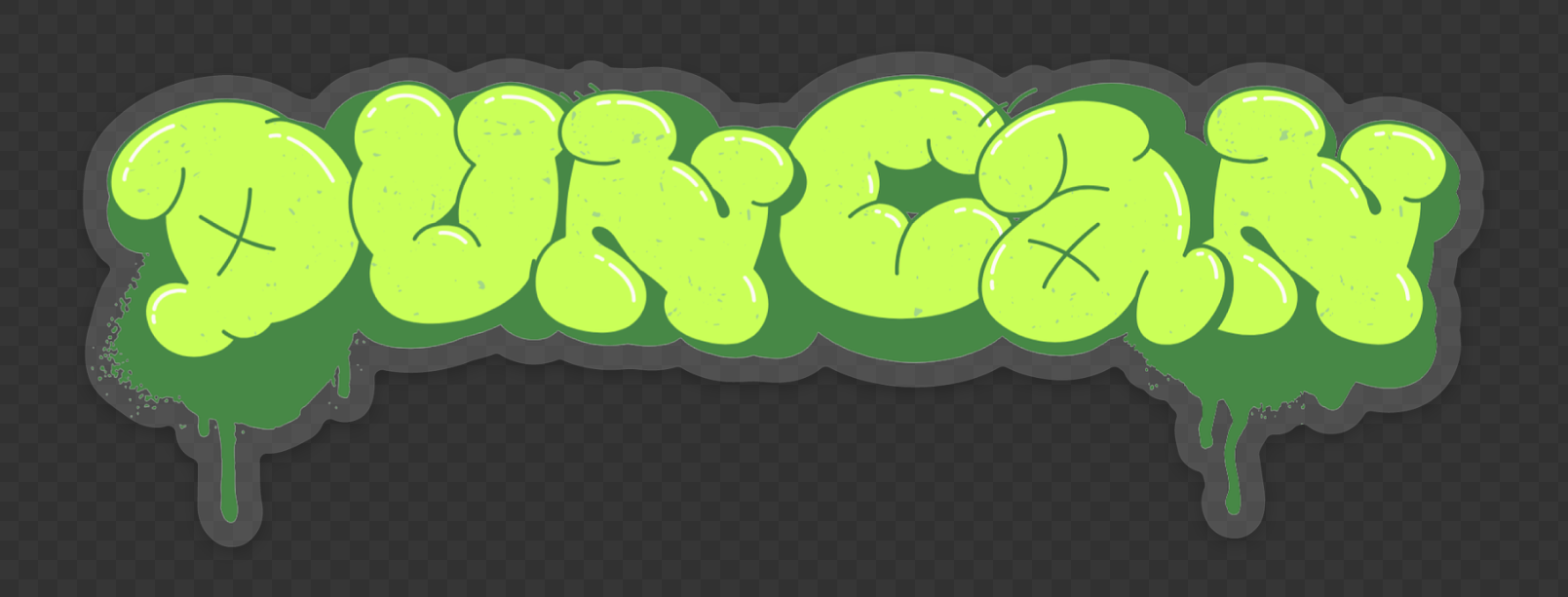 Duncan Clear Car Sticker (Parents Weekend)