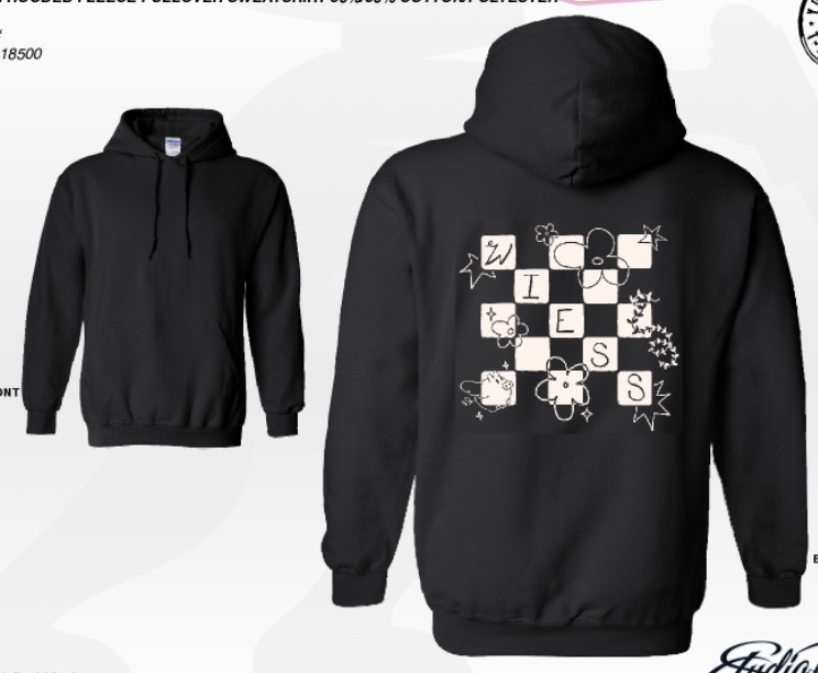 [PRINTED] Wiess Doodle Hoodie (designed by Zoe Setiadi and Tobi Babalola)