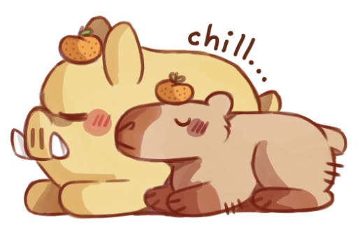 [DIE CUT] Wiess Capybara Sticker (Designed by Toni Salami)