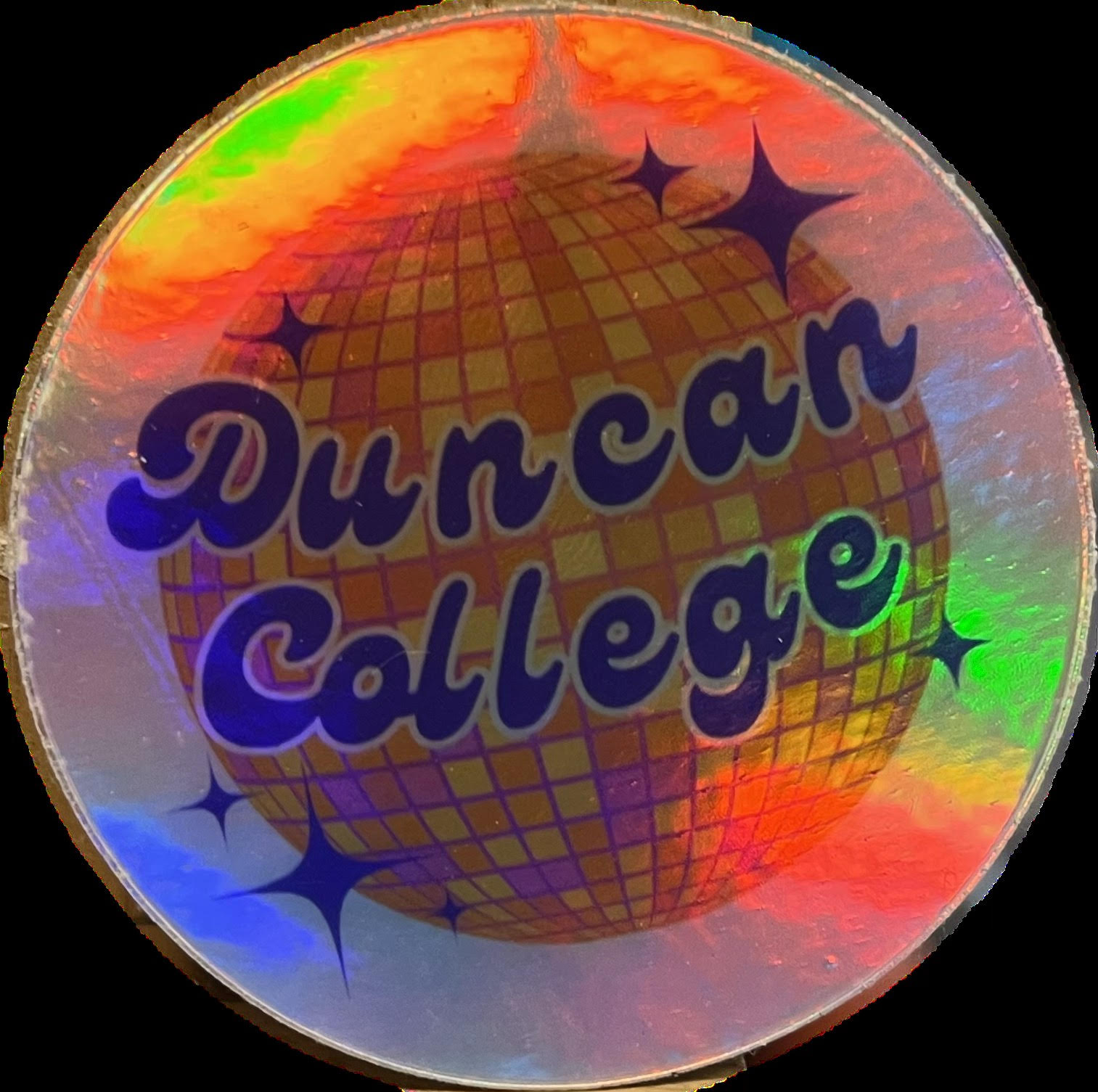 Holographic Disco Sticker