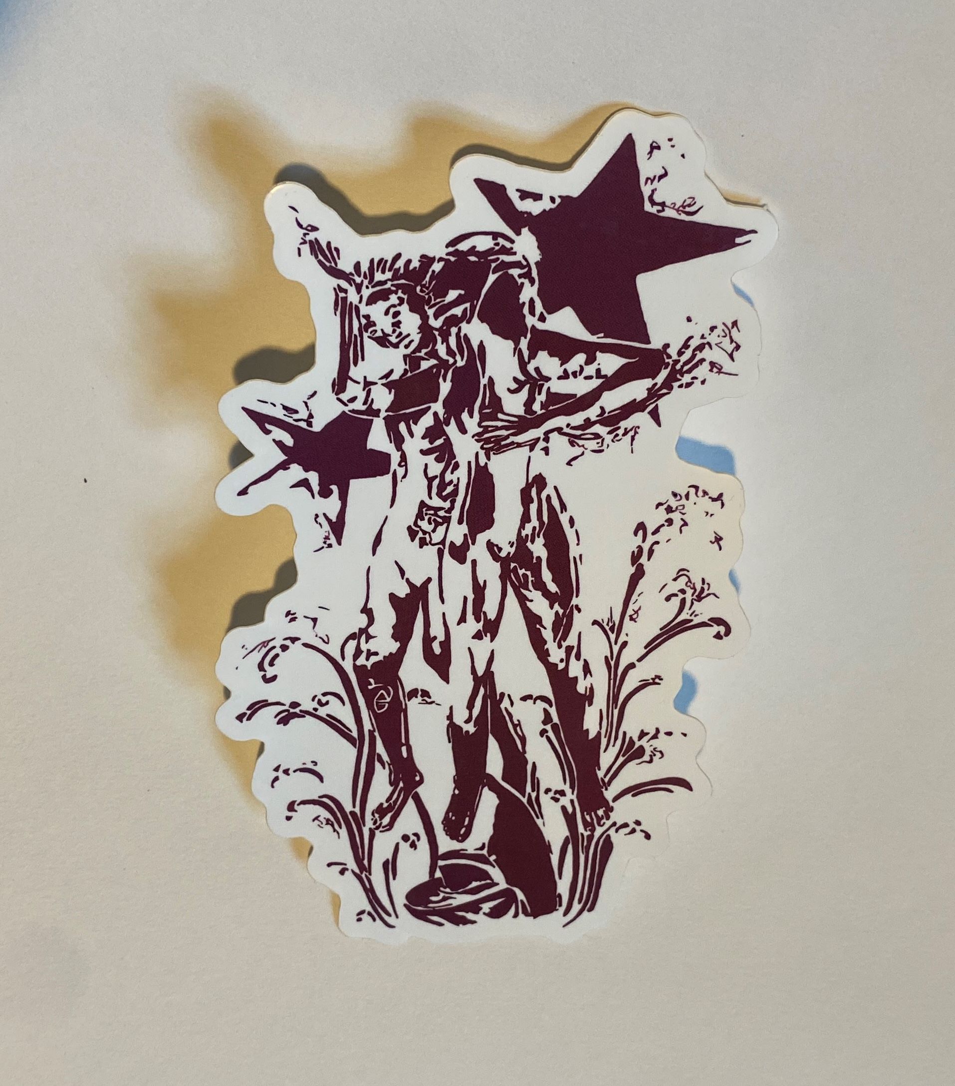 Banksy Fairy Fountain Sticker