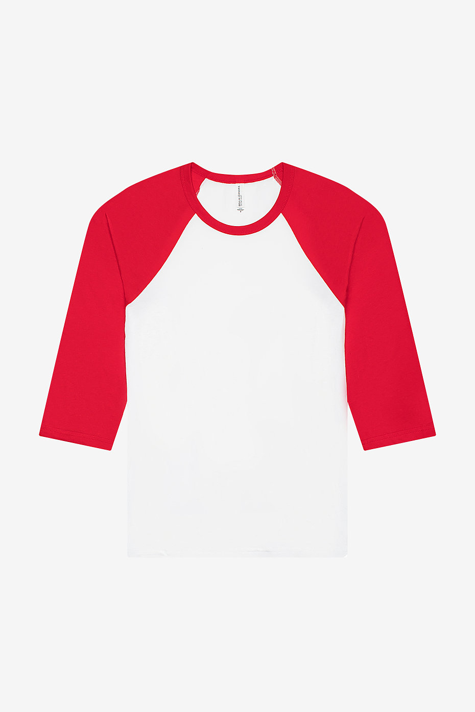 [Blank] Red/White Baseball Tee